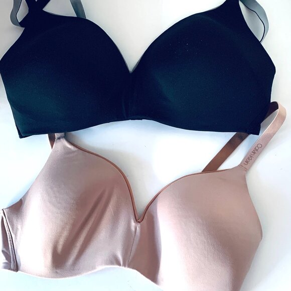 BRAS 2 Two  Black Sz Medium Calvin Klein - Picture 5 of 7